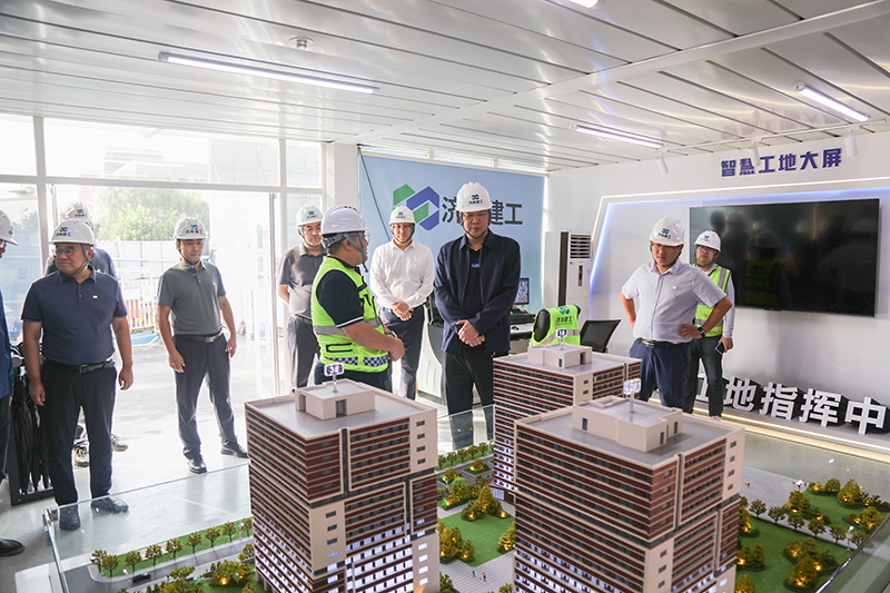 山東三箭集團領導國慶期間調研督導重點項目建設