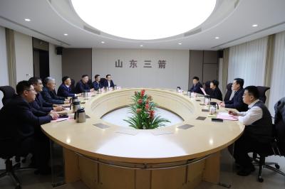 政企同心促轉型 攜手奮進啟新程 | 山東三箭集團迎接濟陽區領導一行到企業座談交流